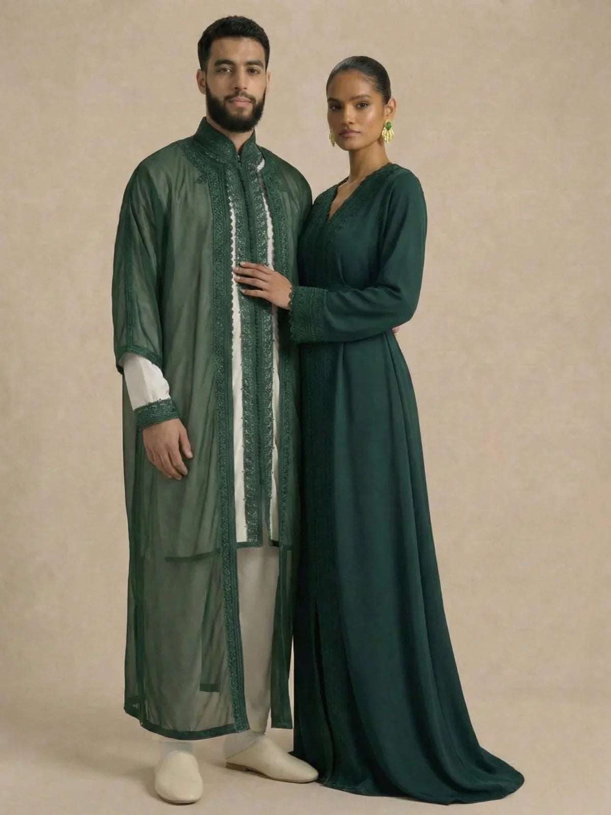 Caftan Marocain Vert