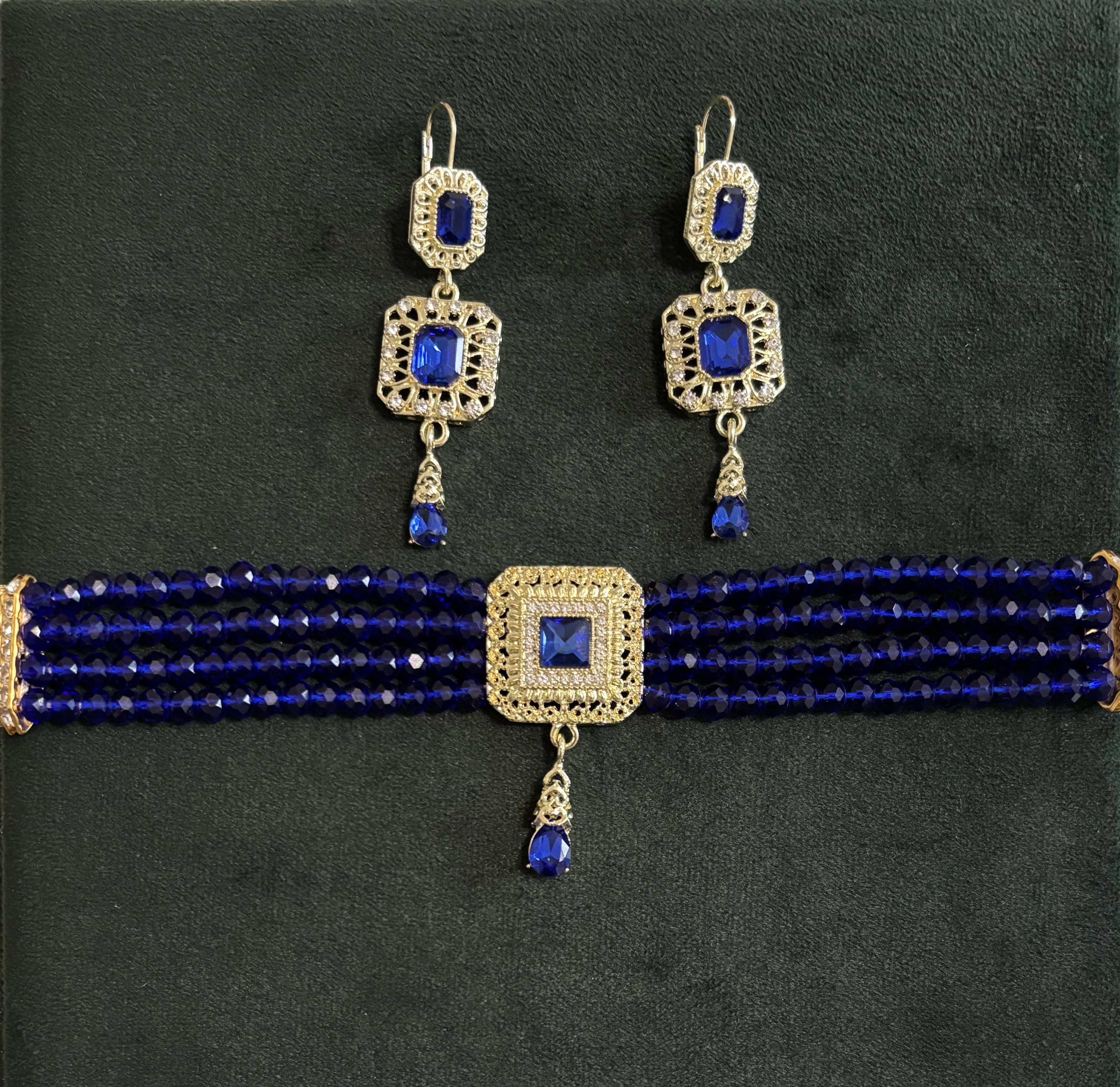 Conjunto Tradicional – Collar y Pendientes